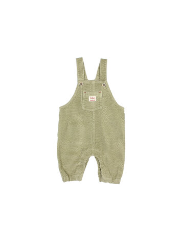 Buho Corduroy Dungaree - Green Tea