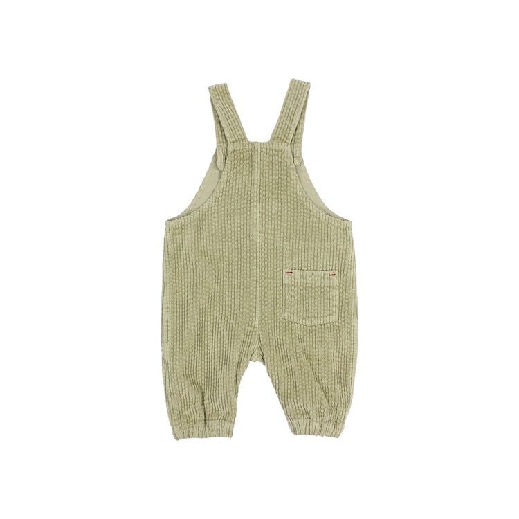 Buho Corduroy Dungaree - Green Tea
