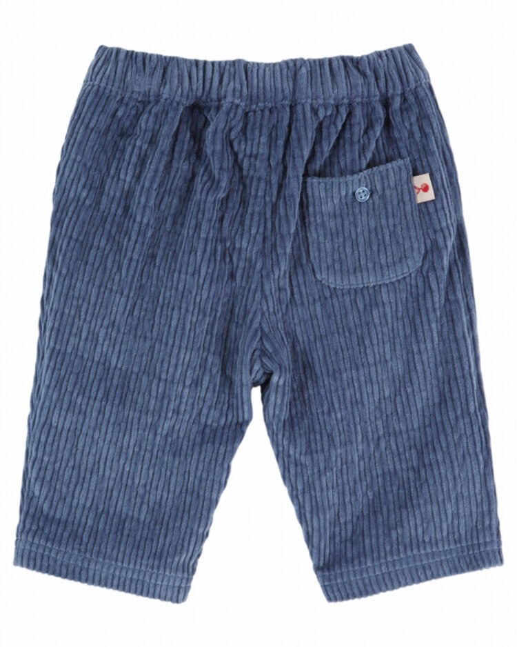 Emile et ida Pantalon Velours Garcon - Ocean