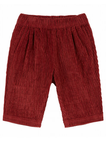 Emile et ida Pantalon Velours Garcon - Feu