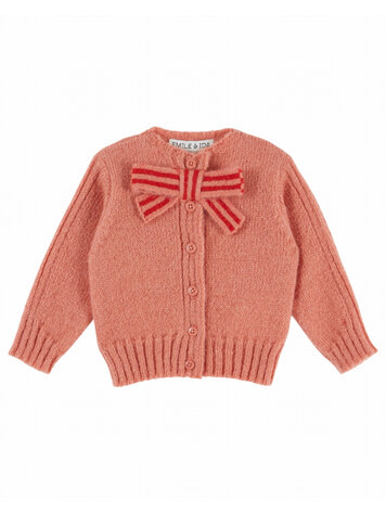 Emile et ida Cardigan Noeud - Blush