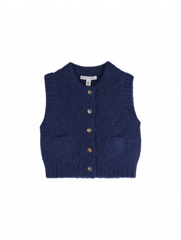 Emile et ida Cardigan Sans Manches - Midnight
