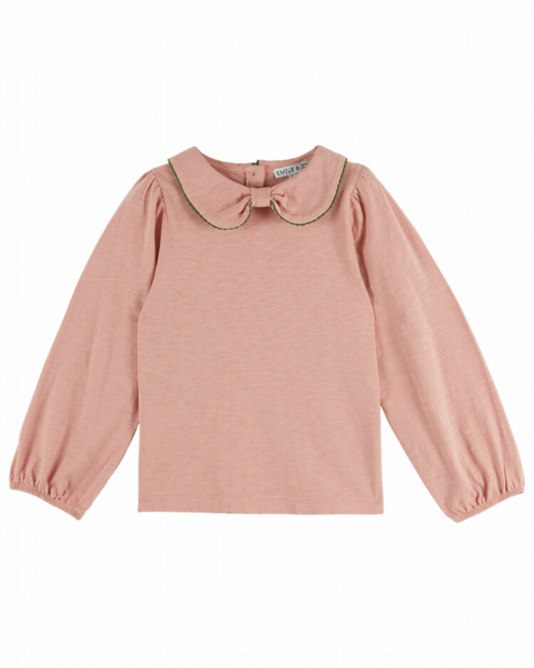 Emile et ida TS Uni Picote Jersey Flamme - Sakura Olive