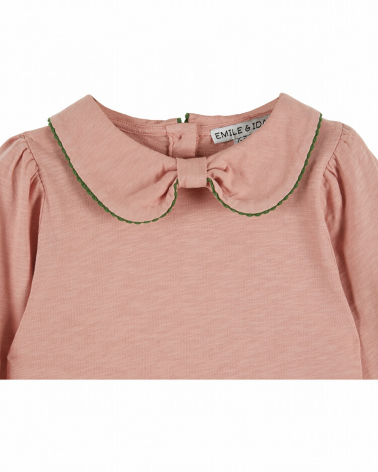 Emile et ida TS Uni Picote Jersey Flamme - Sakura Olive