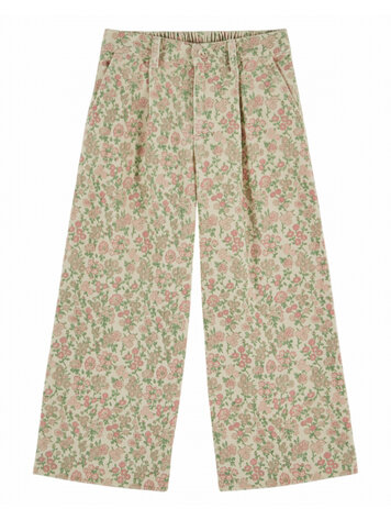 Emile et ida Pantalon Large Imprime Velours - Bucolique