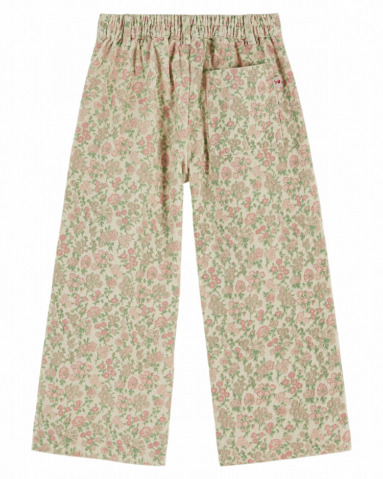 Emile et ida Pantalon Large Imprime Velours - Bucolique