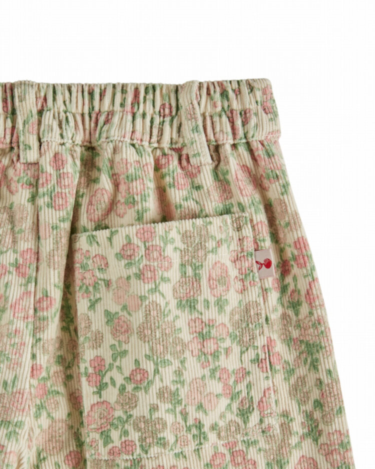 Emile et ida Pantalon Large Imprime Velours - Bucolique