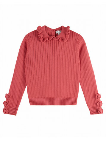 Emile et ida Pullover Coton - Framboise