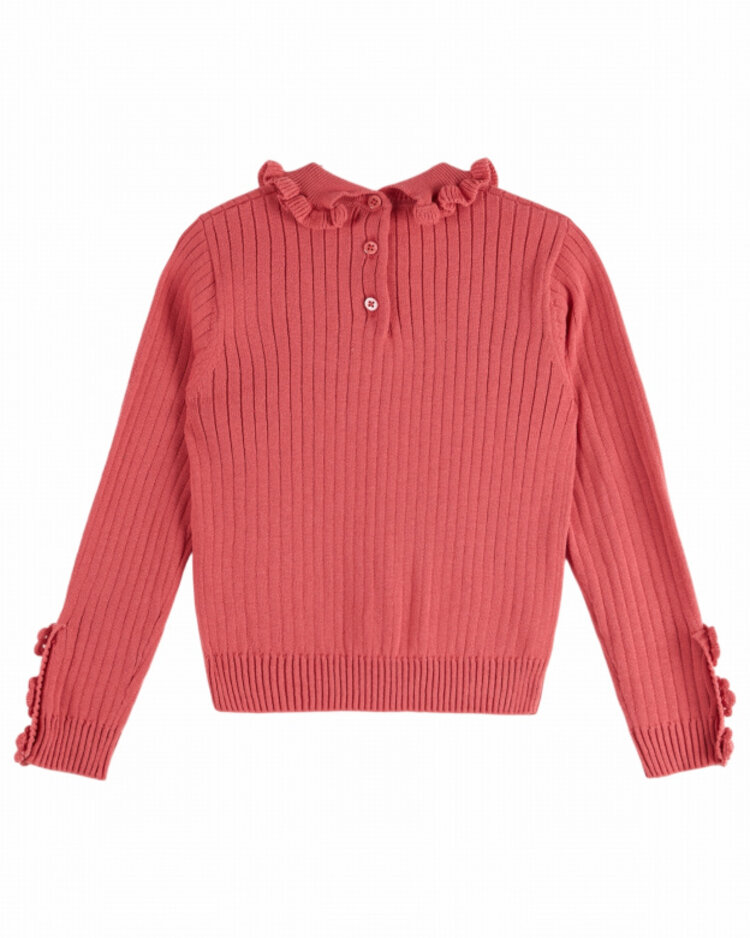 Emile et ida Pullover Coton - Framboise