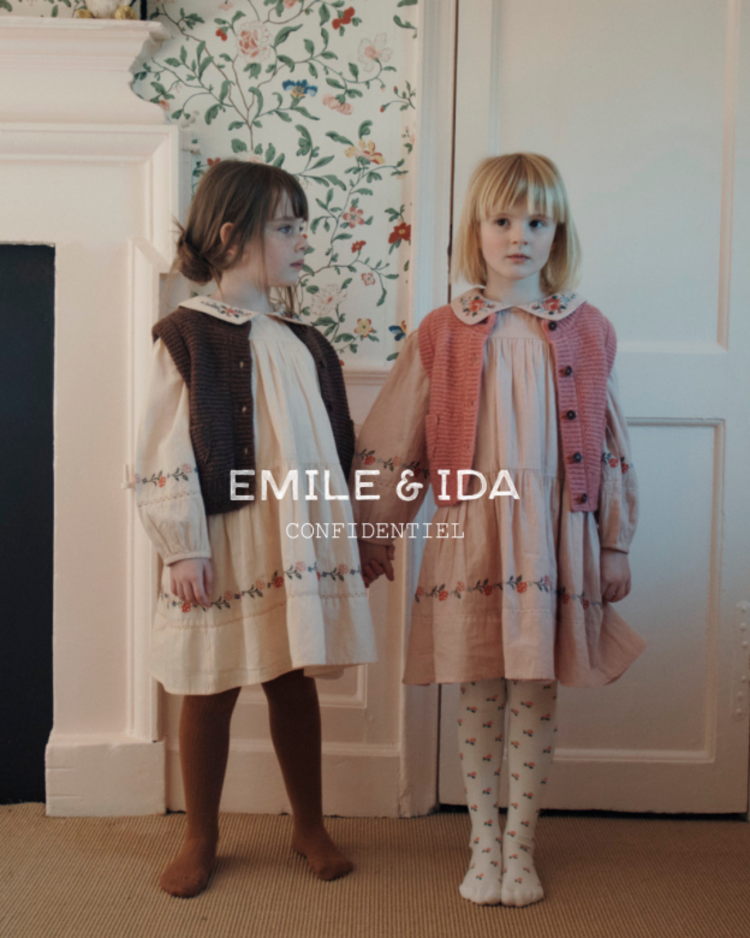 Emile et ida Gilet Sans Manches Doudou - Blush