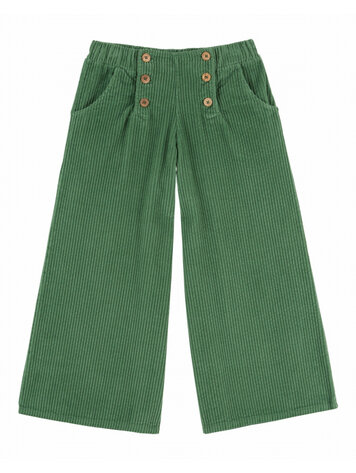 Emile et ida Pantalon Velours A Pont - Olive