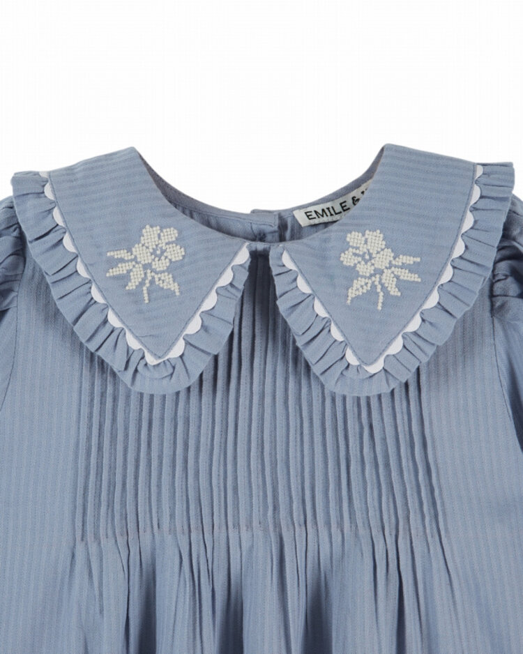 Emile et ida Blouse Brodee - Lac