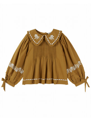 Emile et ida Blouse Brodee - Artichaud