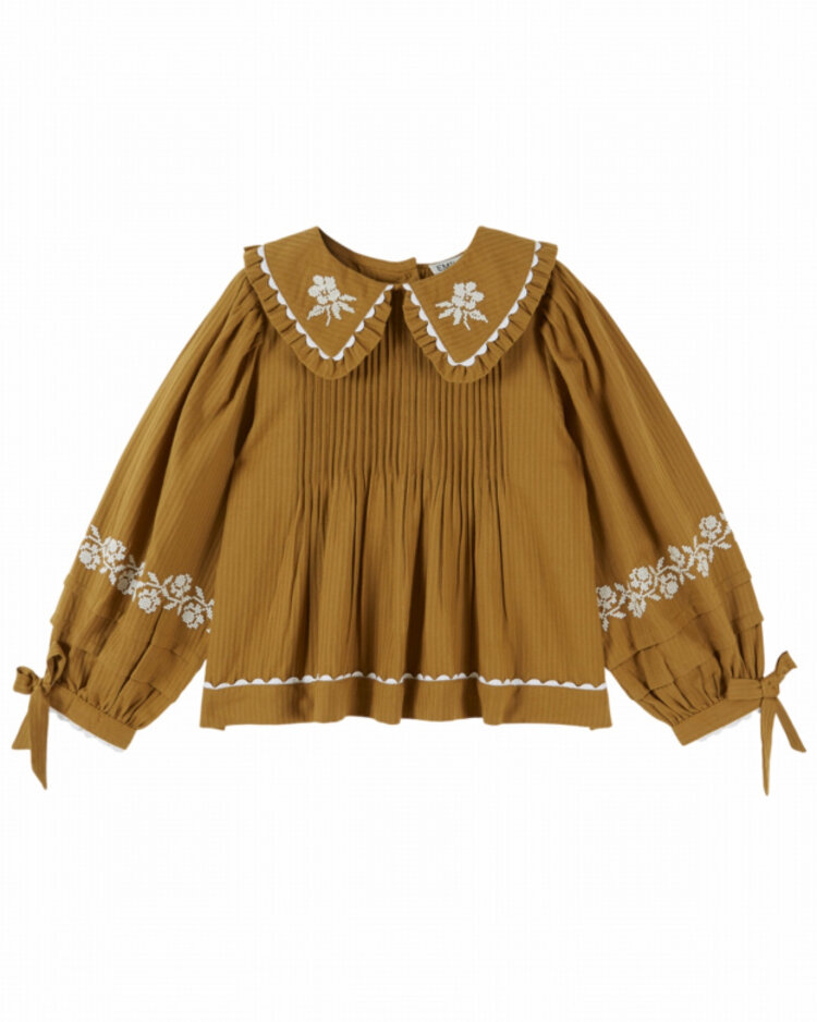 Emile et ida Blouse Brodee - Artichaud
