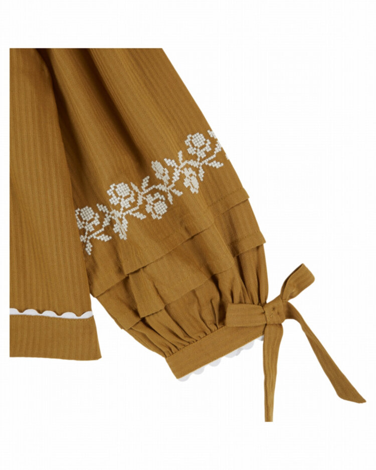 Emile et ida Blouse Brodee - Artichaud