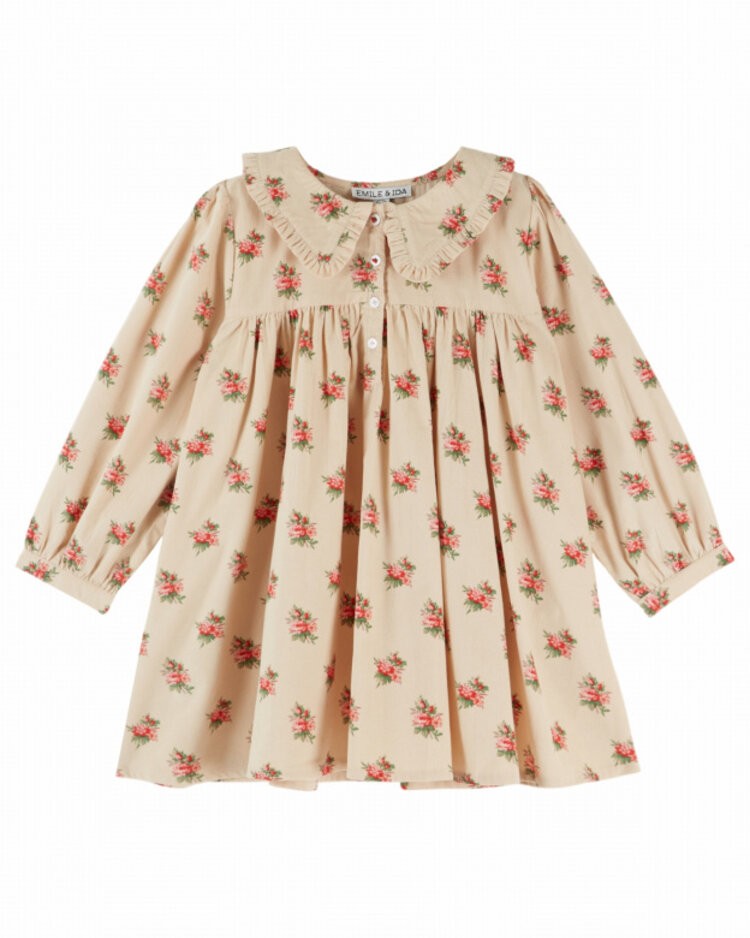 Emile et ida Robe Ample Col Volant - Fleurs Des Bois