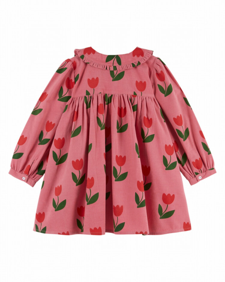 Emile et ida Robe Ample Col Volant - Grande Tulipe