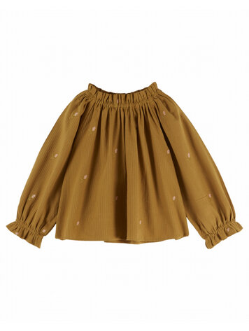 Emile et ida Blouse Ample Point de Croix - Artichaud