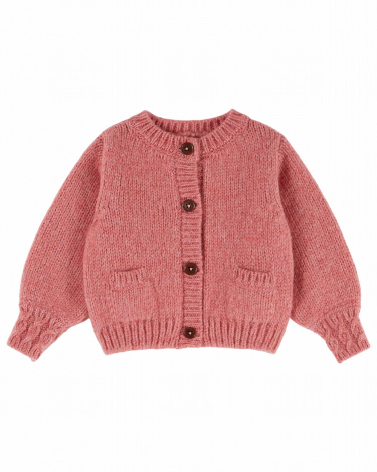 Emile et ida Cardigan Doudou - Blush