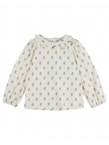 Emile et ida Blouse Jersey IMP COL Fleur - Scarlet