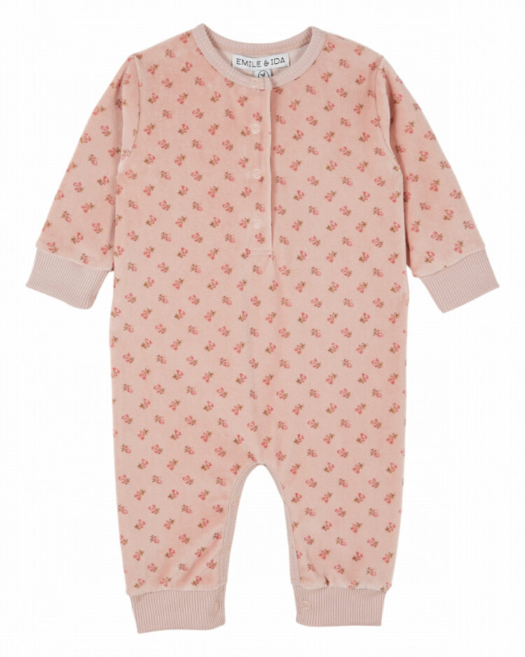 Emile et ida Combinaison Molleton Imprimee - Marjolaine