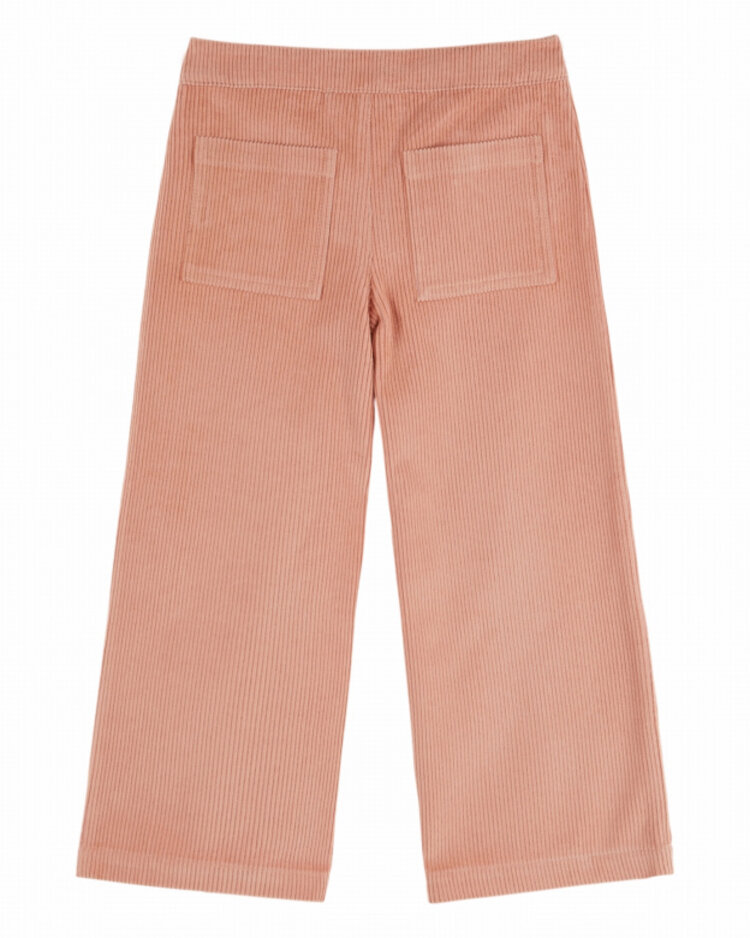 Emile et ida Pantalon Velours Poche Fleur - Sakura