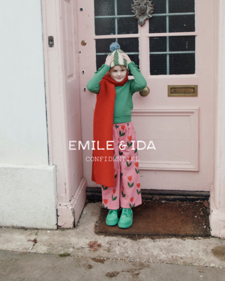 Emile et ida Pantalon Velours - Grande Tulipe