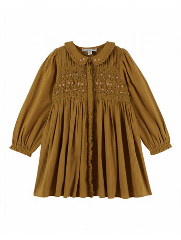 Emile et ida Robe Smockee - Artichaud