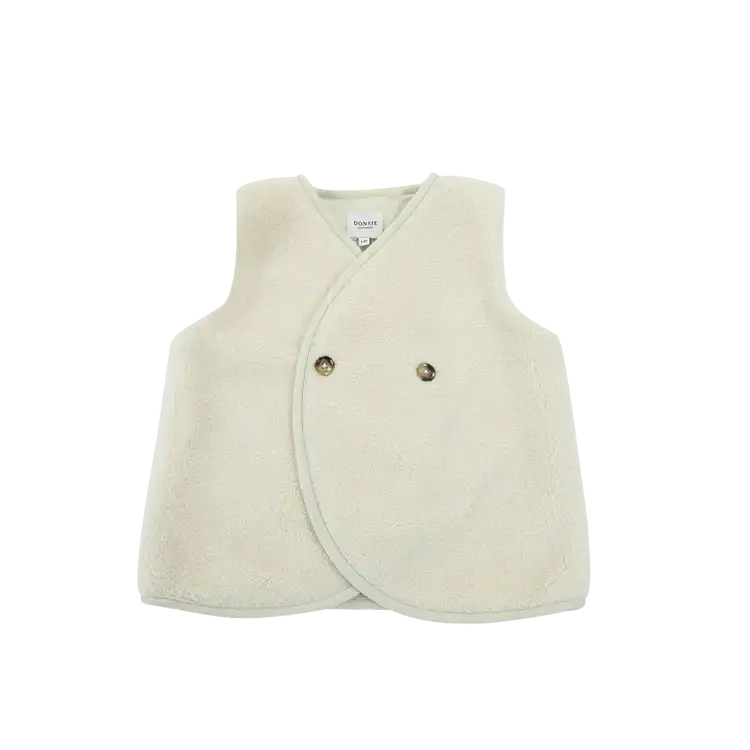 Donsje Amsterdam Monty Gilet - Cream