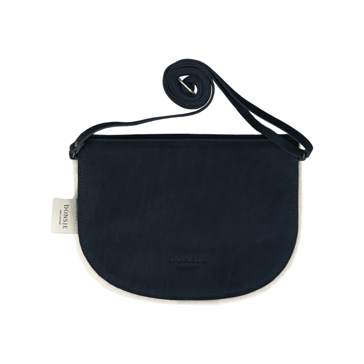 Donsje Amsterdam Ismay Purse Lammy - Navy Nubuck