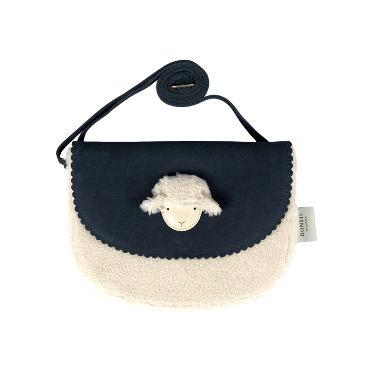 Donsje Amsterdam Ismay Purse Lammy - Navy Nubuck