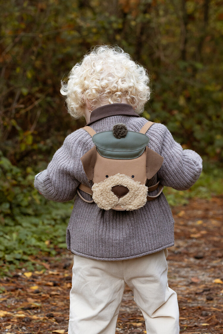 Donsje Amsterdam Stanzen Backpack Terrier - Truffle Nubuck