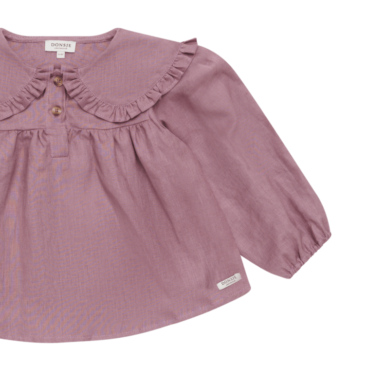 Donsje Amsterdam Thewa Blouse - Purple Violet