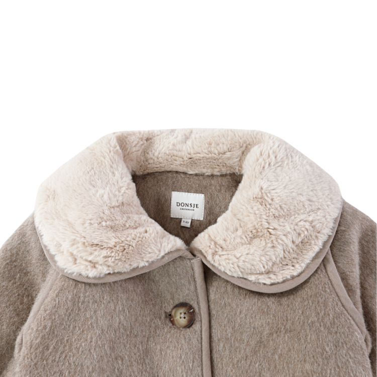 Donsje Amsterdam Levian Jacket - Dark Taupe Melange