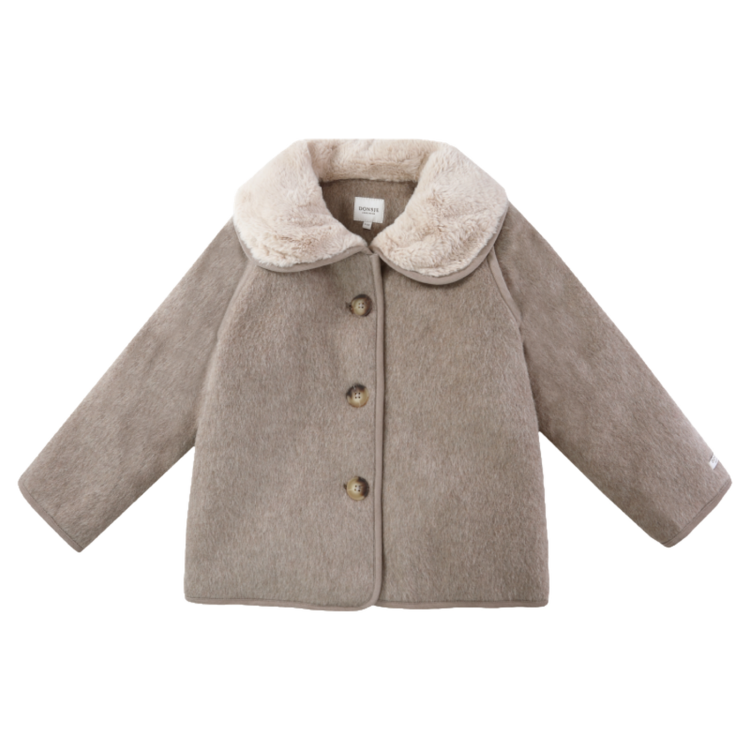 Donsje Amsterdam Levian Jacket - Dark Taupe Melange