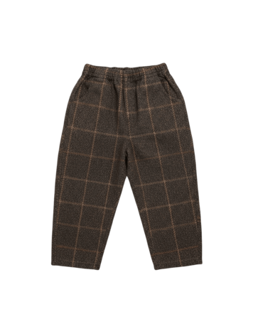 Donsje Amsterdam Elias Trousers - Brown/Blue Checkered