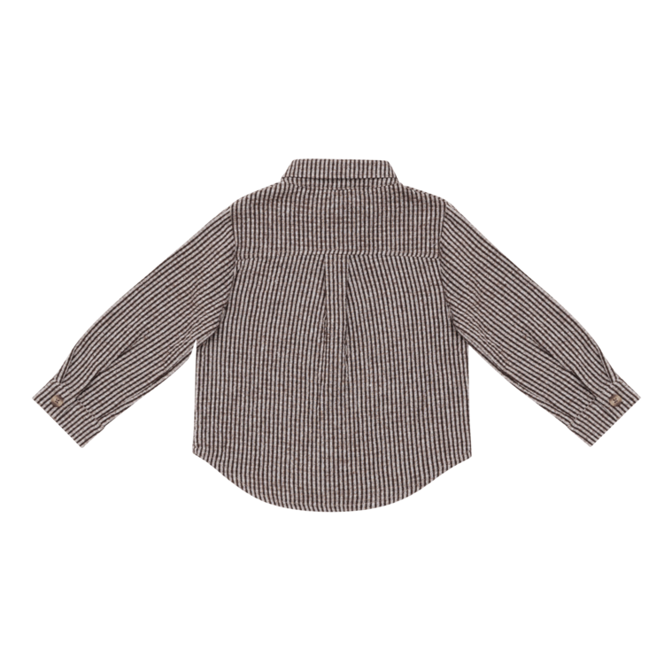 Donsje Amsterdam Chee Shirt - Espresso White Striped
