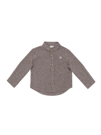 Donsje Amsterdam Chee Shirt - Espresso White Striped