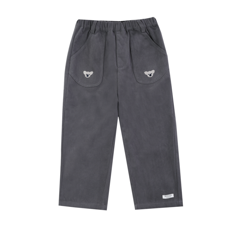 Donsje Amsterdam Kassim Trousers Koala - Cloudy Grey