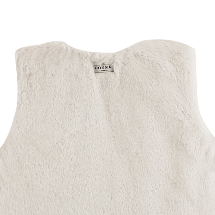 Donsje Amsterdam Pimmy Gilet - Off White Teddy