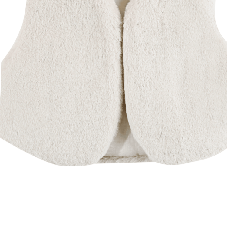 Donsje Amsterdam Pimmy Gilet - Off White Teddy