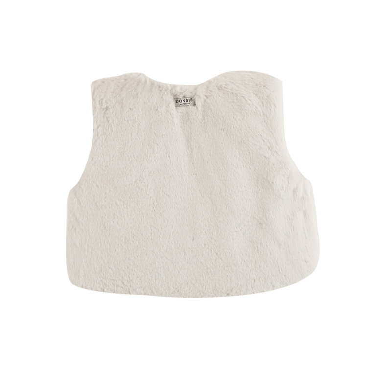 Donsje Amsterdam Pimmy Gilet - Off White Teddy
