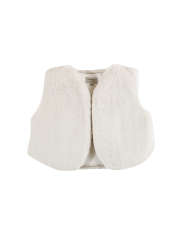Donsje Amsterdam Pimmy Gilet - Off White Teddy