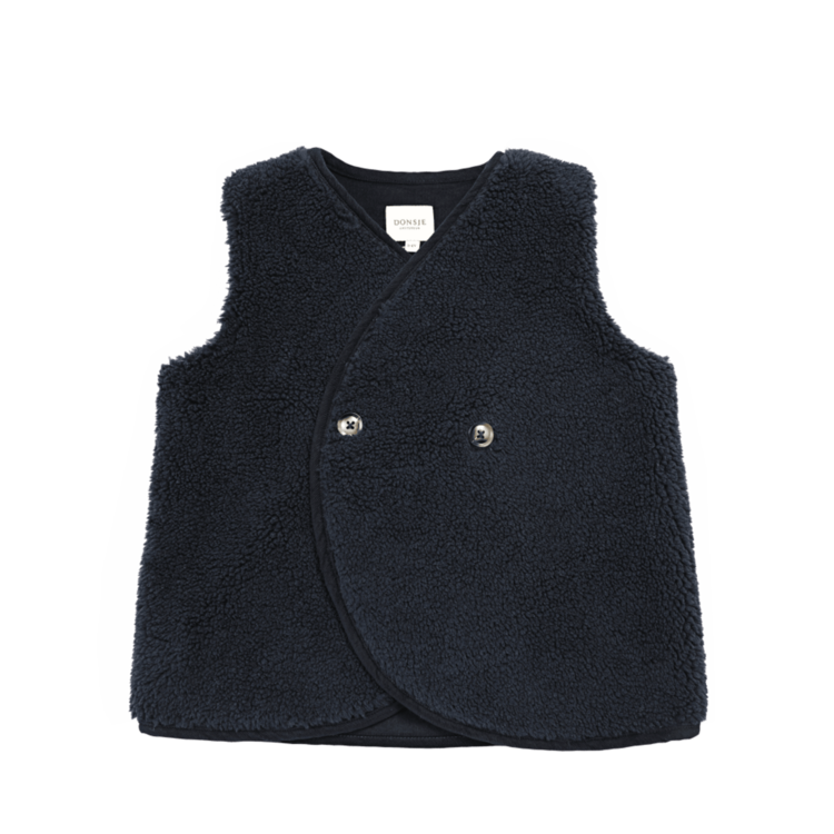 Donsje Amsterdam Monty Gilet - Blue Marine