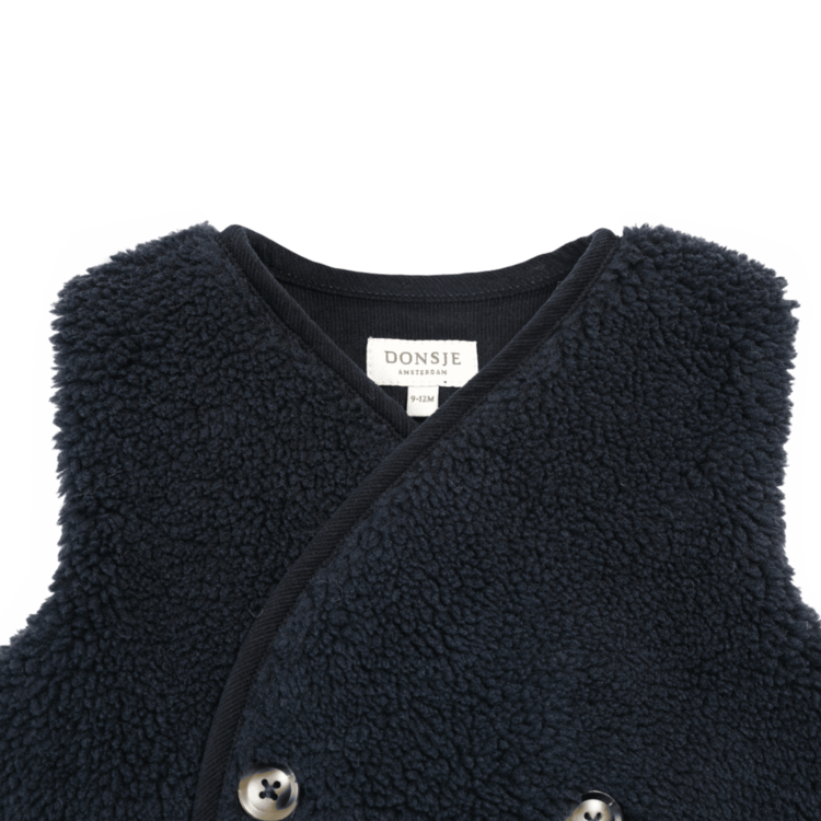 Donsje Amsterdam Monty Gilet - Blue Marine
