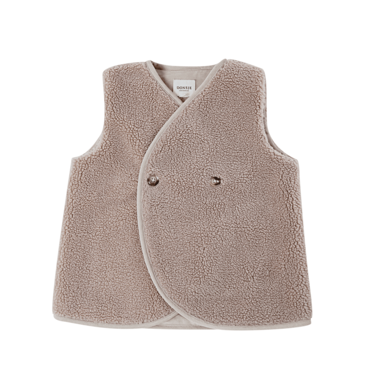 Donsje Amsterdam Monty Gilet - Hazelnut