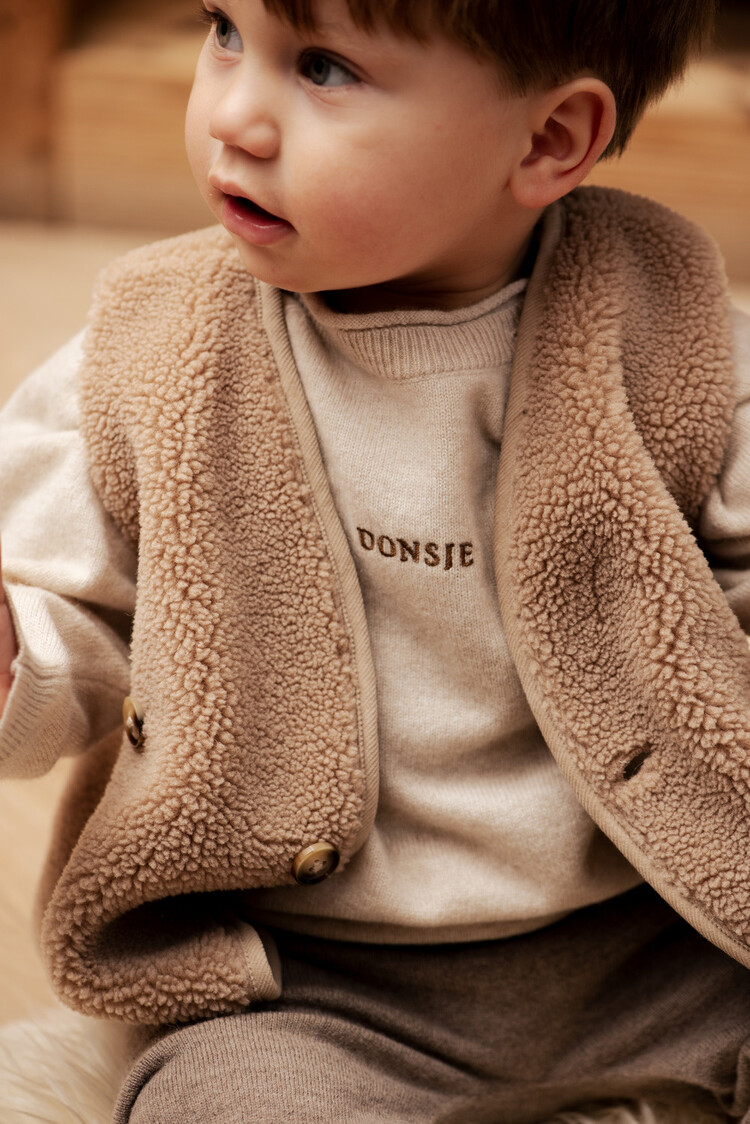 Donsje Amsterdam Monty Gilet - Hazelnut