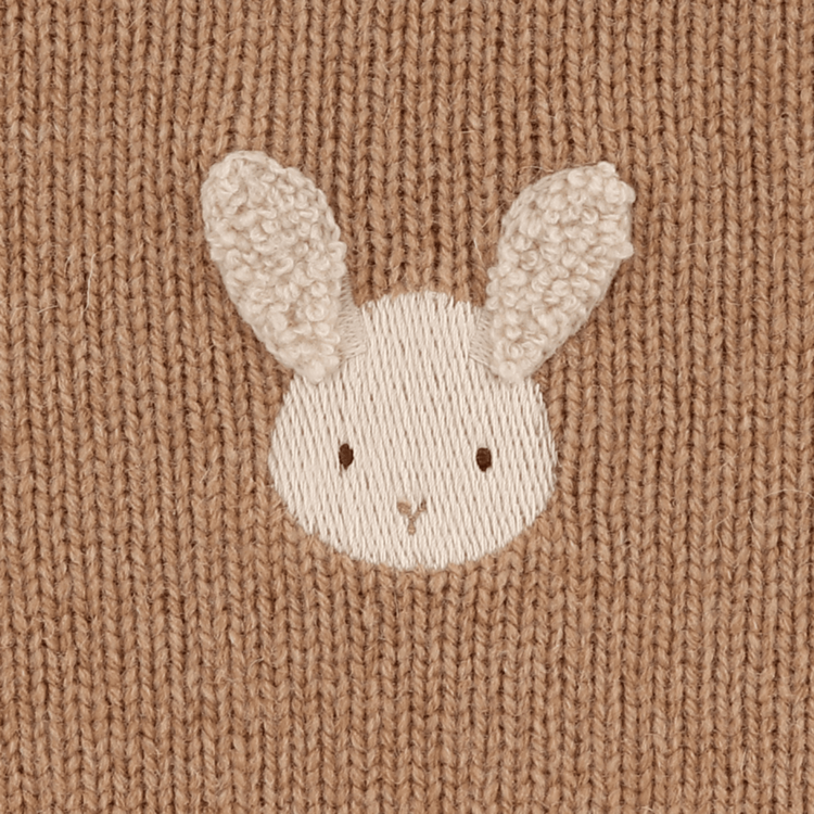 Donsje Amsterdam Sibbe Merino Wool Sweater Fluffy Bunny - Hazelnut