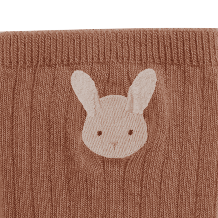 Donsje Amsterdam Bell Socks Fluffy Bunny - Rose Dawn