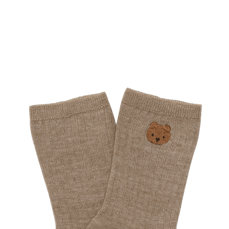 Donsje Amsterdam Bell Socks Bear - Dusty Green